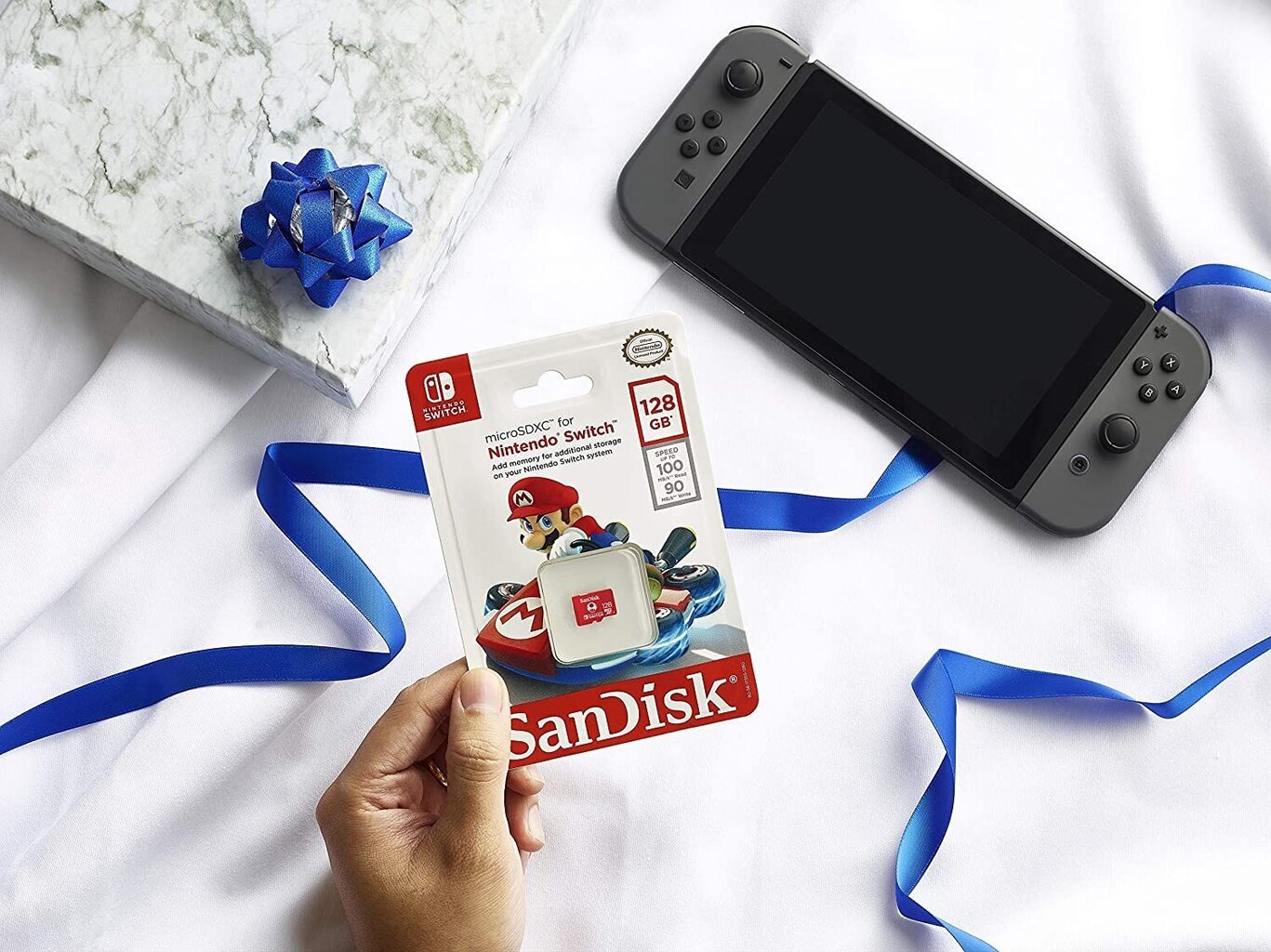 SanDisk MicroSDXC 128GB, Nintendo Switch:lle hinta ja tiedot | Kameran muistikortit | hobbyhall.fi