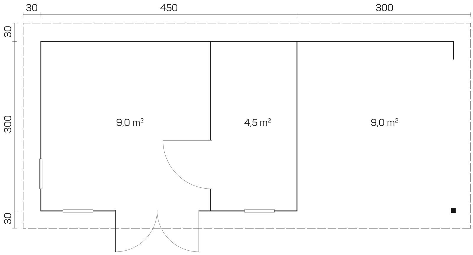 Pihamökki Oriental 5 + SD, ovi ja ikkunat kaksinkertaisilla laseilla hinta ja tiedot | Piharakennukset | hobbyhall.fi