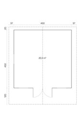 Pihamökki Sauerland D 70 mm hinta ja tiedot | Piharakennukset | hobbyhall.fi