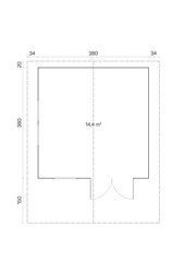 Enzo B 70 mm hinta ja tiedot | Piharakennukset | hobbyhall.fi