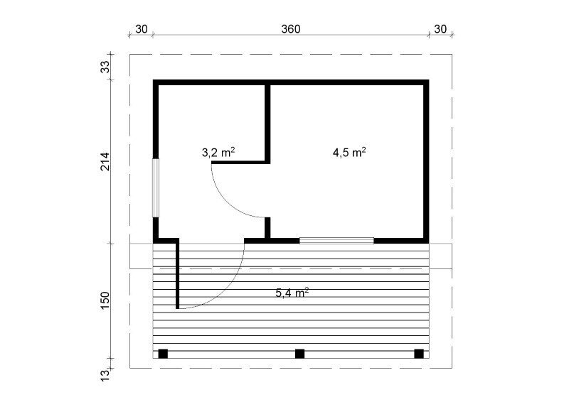 Pihasauna Moderni 12 hinta ja tiedot | Piharakennukset | hobbyhall.fi