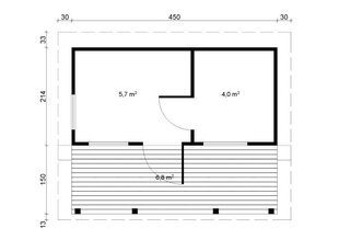 Pihasauna Moderni 15 hinta ja tiedot | Piharakennukset | hobbyhall.fi