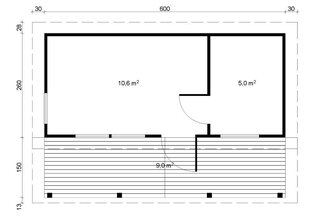 Pihasauna Moderni 26 hinta ja tiedot | Piharakennukset | hobbyhall.fi