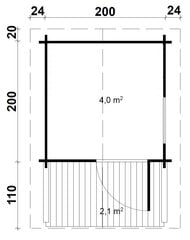 Terassillinen sauna Niklas hinta ja tiedot | Piharakennukset | hobbyhall.fi