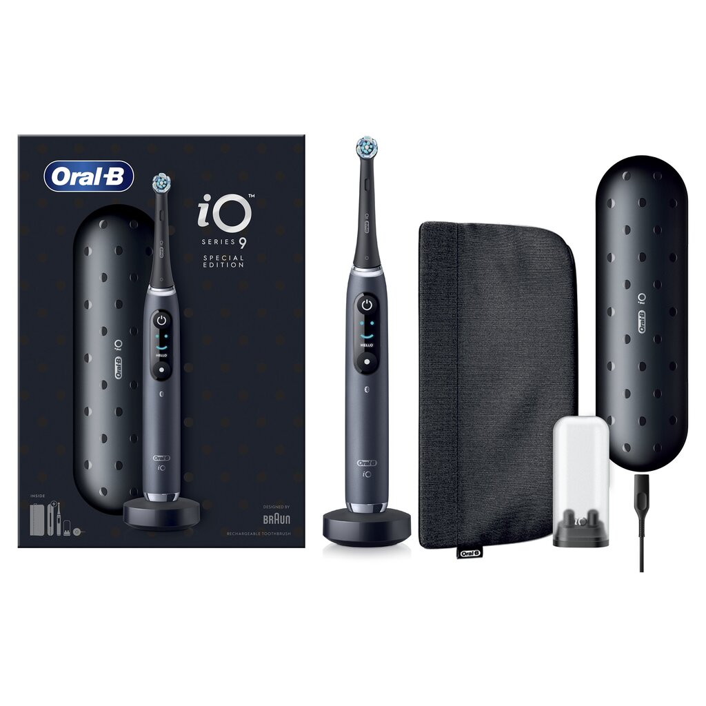 Oral-B iO9 Black Special Edition hinta ja tiedot | Sähköhammasharjat | hobbyhall.fi