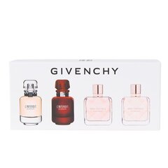 Givenchy naisten hajuvesisetti: L'Interdit EDP, 10 ml + L'Interdit Rouge EDP, 10 ml + Irresistible EDP, 10 ml + Irresistible Fraiche EDT, 8 ml hinta ja tiedot | Naisten hajuvedet | hobbyhall.fi