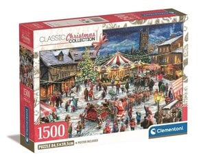 Palapeli Clementoni The Christmas Fair 2024, 1500 palaa hinta ja tiedot | Palapelit | hobbyhall.fi