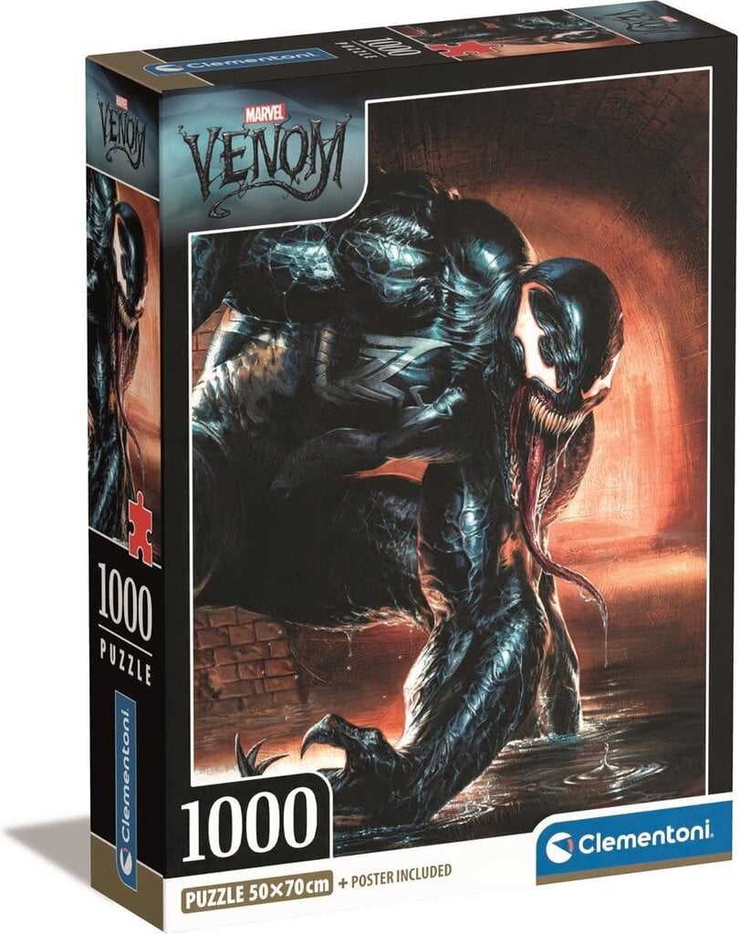 Palapeli Clementoni Marvel Venom, 1000 kpl hinta ja tiedot | Palapelit | hobbyhall.fi