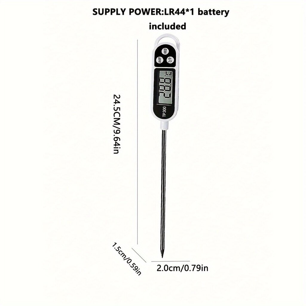 Ruokalämpömittari, 1 kpl. hinta ja tiedot | Keittiövälineet | hobbyhall.fi