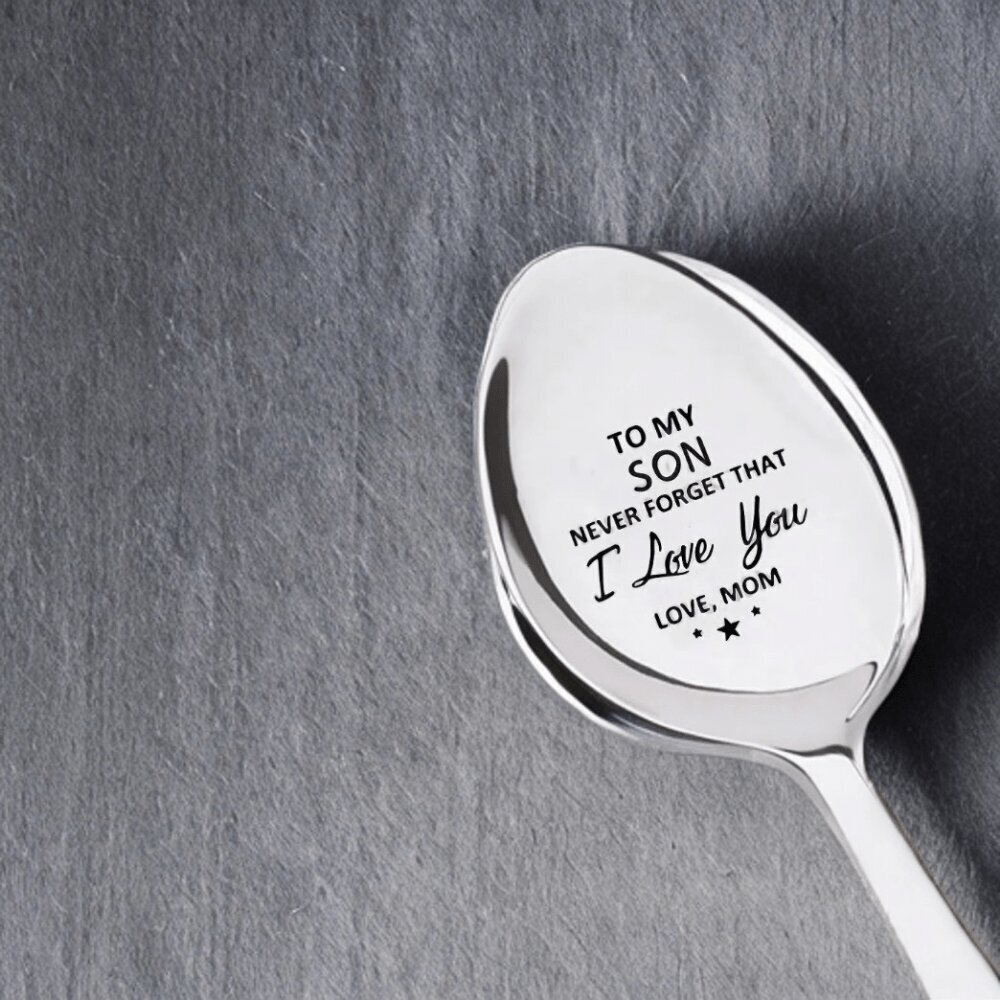 Spoon To my Son, hopea, 1 kpl. hinta ja tiedot | Muut hauskat lahjaideat | hobbyhall.fi