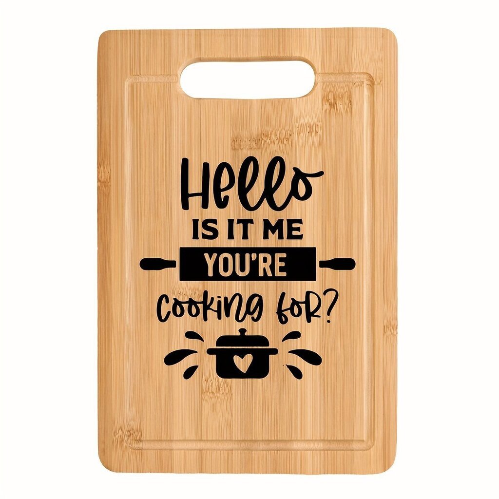 Leikkuulauta Hello is it me you're cooking for?, ruskea hinta ja tiedot | Muut hauskat lahjaideat | hobbyhall.fi