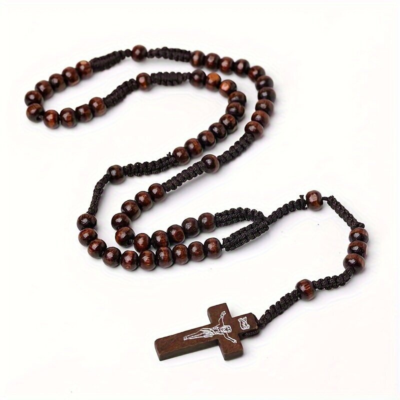 Rosary kaulakoru, ruskea hinta ja tiedot | Muut hauskat lahjaideat | hobbyhall.fi