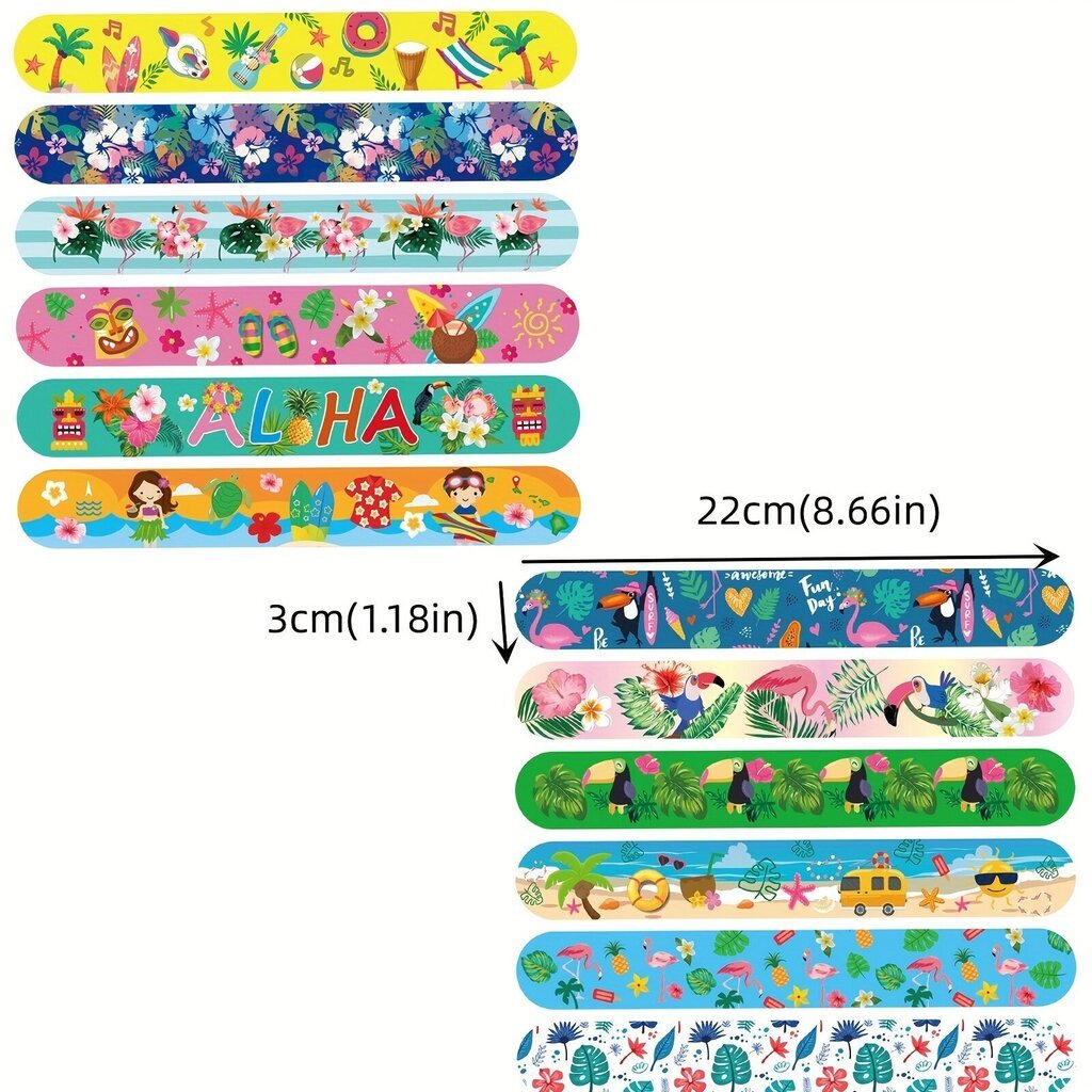 Rannekorut lapsille Hawaii 34999, 24 kpl. hinta ja tiedot | Lasten asusteet | hobbyhall.fi