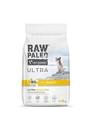 Raw Paleo Ultra suaugusiems mažų veislių šunims su kalakutiena, 8 kg hinta ja tiedot | Koiran kuivaruoka | hobbyhall.fi