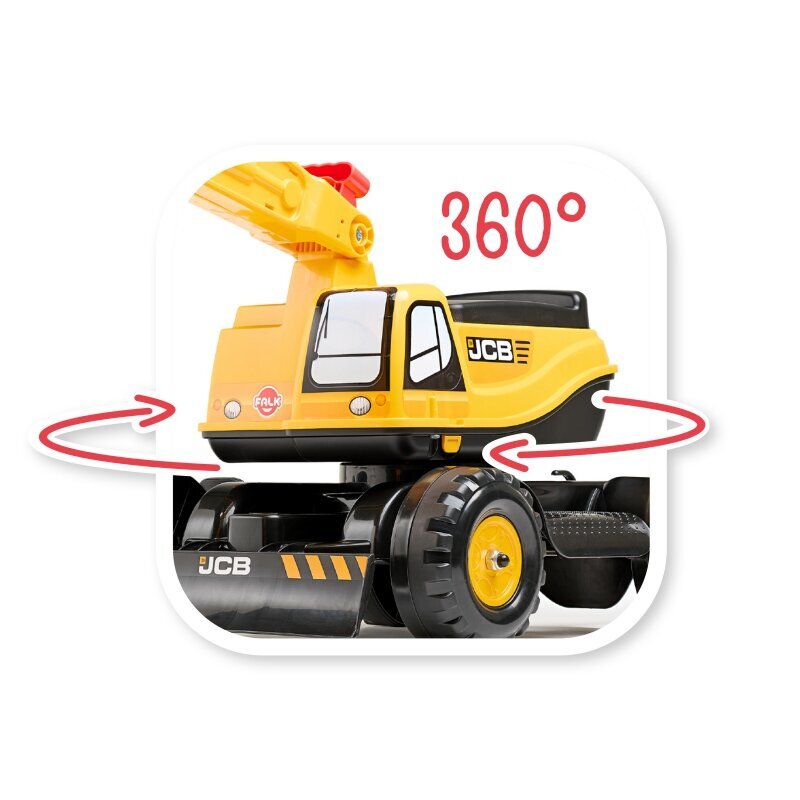 Lelukaivinkone, keltainen, FALK JCB hinta ja tiedot | Poikien lelut | hobbyhall.fi