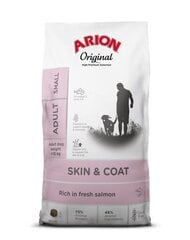 Arion Original Skin&Coat Adult suaugusiems mažų veislių šunims su lašiša, 2 kg hinta ja tiedot | Koiran kuivaruoka | hobbyhall.fi