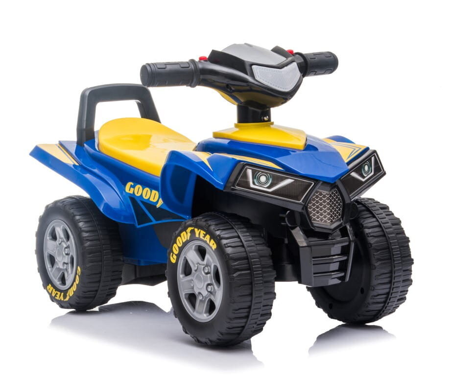 Taaperokärry lapsille lasten auto Quad Good Year sininen Sun Baby hinta ja tiedot | Vauvan lelut | hobbyhall.fi