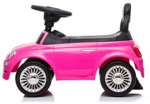 Potkuauto lapsille lasten auto Fiat 500 vaaleanpunainen Sun Baby hinta ja tiedot | Sun baby Lapset | hobbyhall.fi