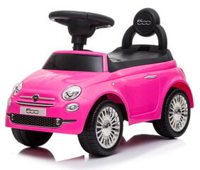 Potkuauto lapsille lasten auto Fiat 500 vaaleanpunainen Sun Baby hinta ja tiedot | Sun baby Lapset | hobbyhall.fi