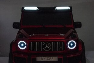 Kaksipaikkainen sähköinen jeeppi lapsille Mercedes G63 XXL 4x4, 24V, punainen hinta ja tiedot | Lasten sähköautot | hobbyhall.fi