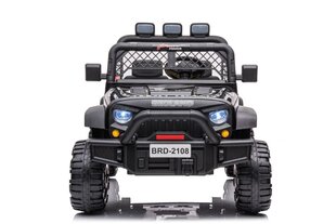 Jeeppi Geoland BRD-2108 24V 4x4 sähköjeeppi lapsille, musta hinta ja tiedot | Lasten sähköautot | hobbyhall.fi