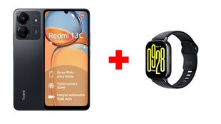 Xiaomi Redmi 13C 8/256GB Midnight Black + Xiaomi Redmi Watch 5 Active Midnight Black hinta ja tiedot | Matkapuhelimet | hobbyhall.fi