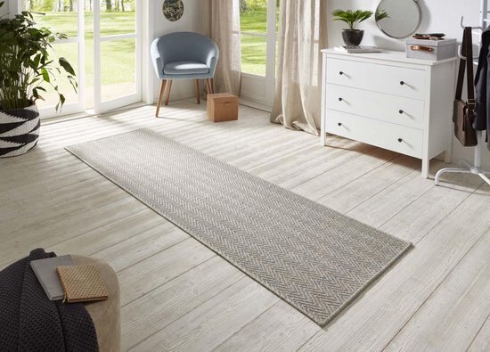 BT Carpet Nature -matto, 80 x 450 cm, harmaa hinta ja tiedot | Isot matot | hobbyhall.fi