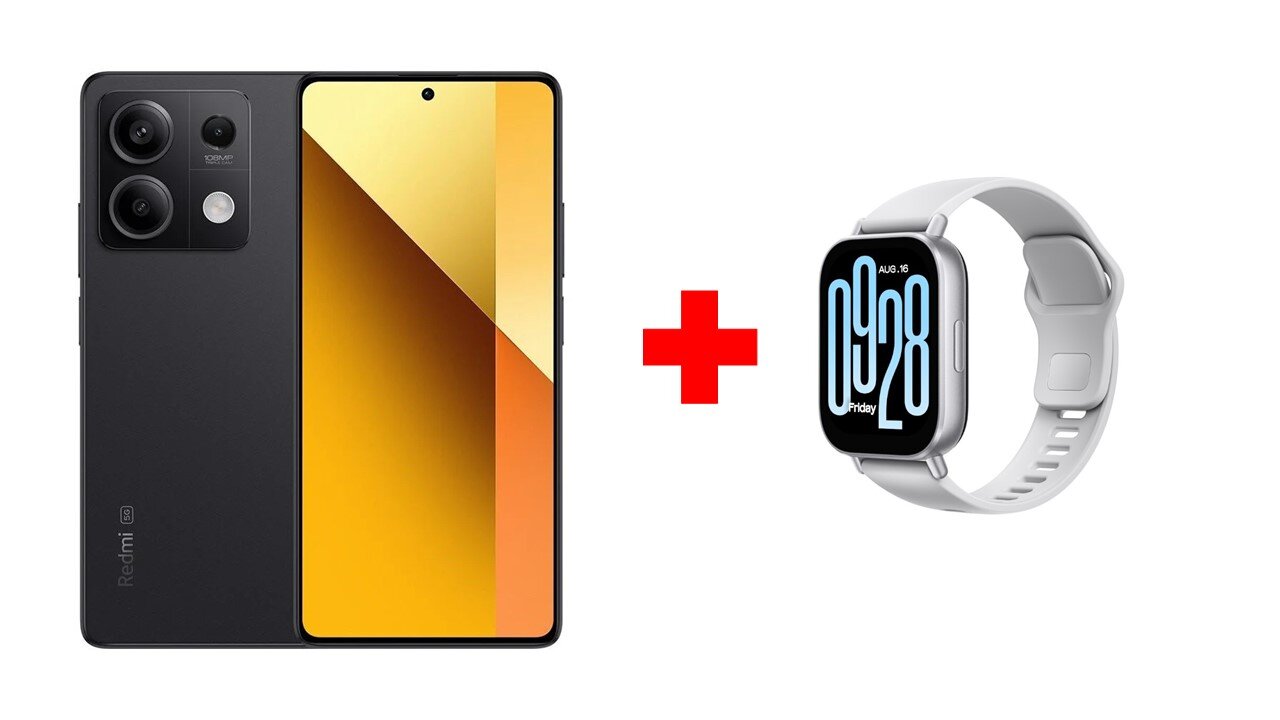 Xiaomi Redmi Note 13 5G 8/256GB Graphite Black + Xiaomi Redmi Watch 5 Active Matte Silver hinta ja tiedot | Matkapuhelimet | hobbyhall.fi