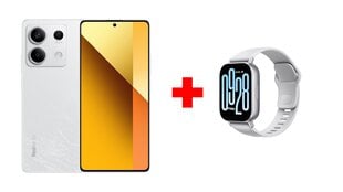 Xiaomi Redmi Note 13 5G 8/256GB Arctic White + Xiaomi Redmi Watch 5 Active Matte Silver hinta ja tiedot | Matkapuhelimet | hobbyhall.fi