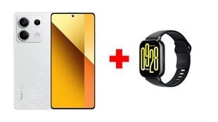 Xiaomi Redmi Note 13 5G 8/256GB Arctic White + Xiaomi Redmi Watch 5 Active Midnight Black hinta ja tiedot | Matkapuhelimet | hobbyhall.fi