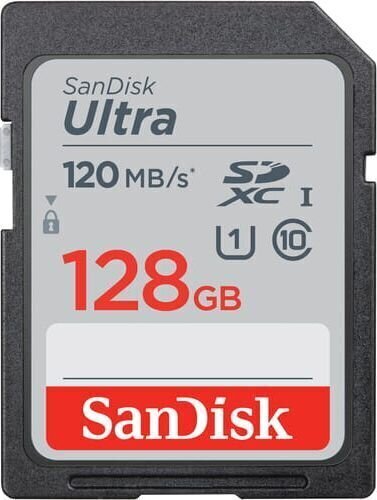 MEMORY SDXC 128GB UHS-I/SDSDUN4-128G-GN6IN SANDISK hinta ja tiedot | Kameran muistikortit | hobbyhall.fi