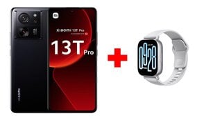 Xiaomi 13T Pro 5G 12/512GB Black + Xiaomi Redmi Watch 5 Active Matte Silver hinta ja tiedot | Matkapuhelimet | hobbyhall.fi