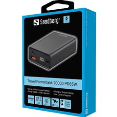 Sandberg 420-95 20000 mAh hinta ja tiedot | Varavirtalähteet | hobbyhall.fi