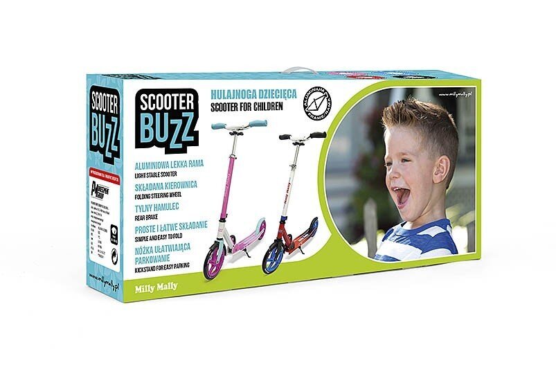 Skootteri Milly Mally Buzz, pinkki hinta ja tiedot | Potkulaudat | hobbyhall.fi