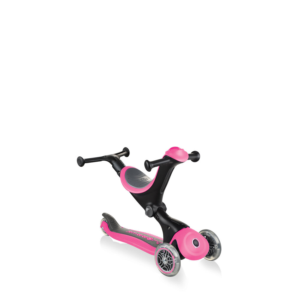 Scooter Globber Go Up Deluxe, tummanpunainen, 644-110 hinta ja tiedot | Potkulaudat | hobbyhall.fi