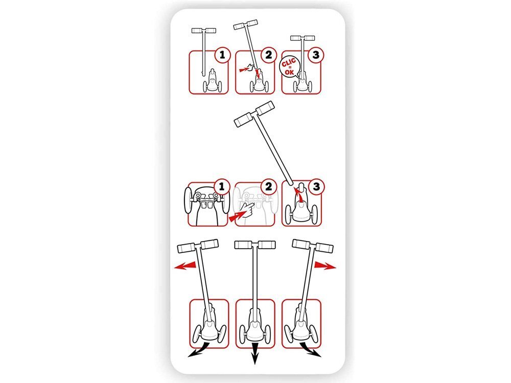 Kolmipyörä Stamp Skids Control, sininen hinta ja tiedot | Potkulaudat | hobbyhall.fi