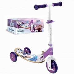 SMOBY Frozen puinen kolmipyöräinen skootteri hinta ja tiedot | Potkulaudat | hobbyhall.fi