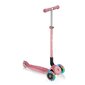 Skootteri Globber Primo Foldable Plus Lights / Pastelli Pink hinta ja tiedot | Potkulaudat | hobbyhall.fi