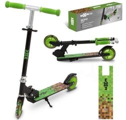 Skootteri Kidwell Minecraft WXM, vihreä hinta ja tiedot | Potkulaudat | hobbyhall.fi