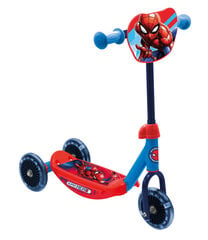 Kolmipyöräinen skootteri Seven Spiderman (Spiderman), sininen/punainen hinta ja tiedot | Potkulaudat | hobbyhall.fi