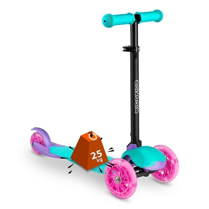 Kolmipyöräinen lasten skootteri RicoKids 765104 hinta ja tiedot | Potkulaudat | hobbyhall.fi