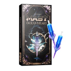 Mast Ocean Heart 1001RL pysyvän meikin neulakasetti, 20 kpl. hinta ja tiedot | Meikkisiveltimet ja meikkisienet | hobbyhall.fi