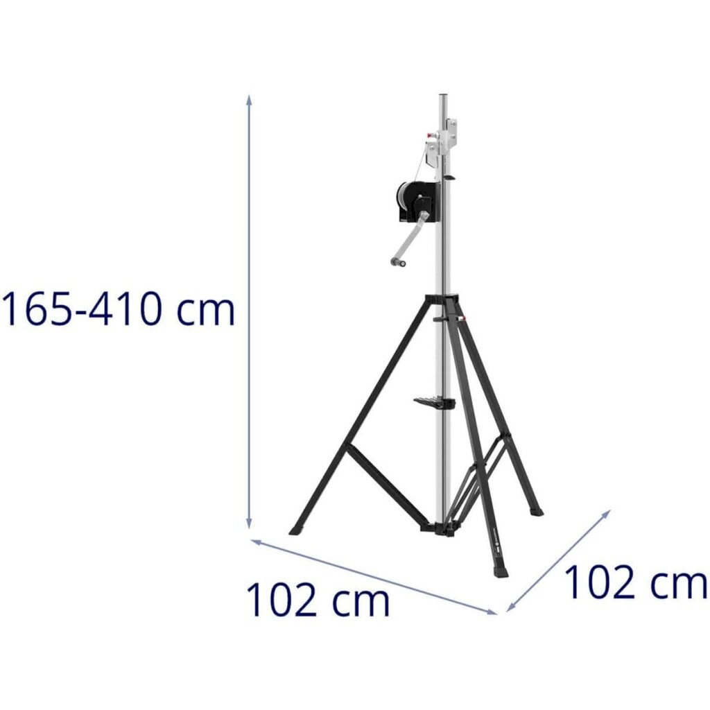 DJ-lavan kaiutinvalaistusteline, Singercon SIN-LS-1101, 165-410 cm., jopa 80 kg. hinta ja tiedot | Riippuvalaisimet | hobbyhall.fi