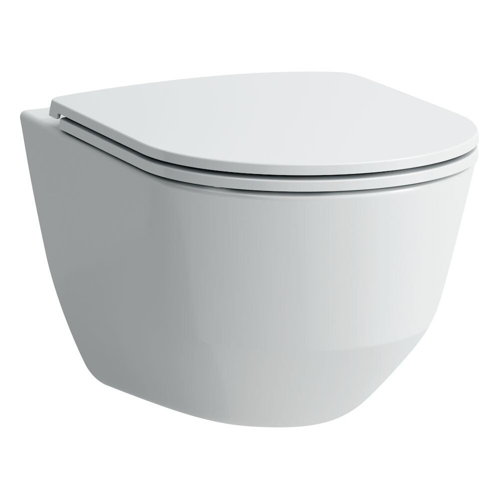 Laufen Pro Slim wc-istuin istuimella, hitaasti laskettava, valkoinen hinta ja tiedot | WC-istuimen lisätarvikkeet | hobbyhall.fi