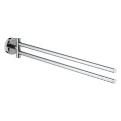 Grohe Essentials kaksinkertainen pyyheteline 40371001 hinta ja tiedot | Kylpyhuoneen sisustus | hobbyhall.fi