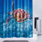 Suihkuverho Ridder Turtle, 180x200 cm hinta ja tiedot | Kylpyhuoneen sisustus | hobbyhall.fi