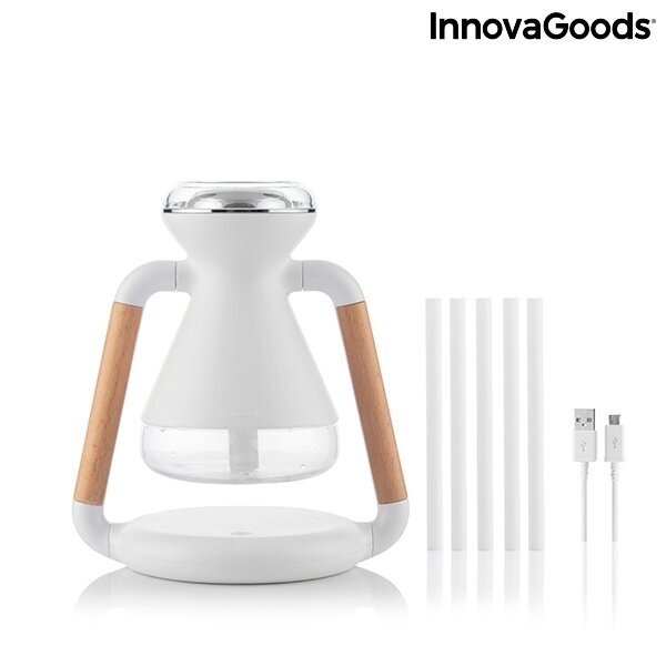 3-in-1 langaton laturi, aromidiffuusori ja ilmankostutin Misvolt InnovaGoods Home Deco hinta ja tiedot | Ilmankostuttimet | hobbyhall.fi