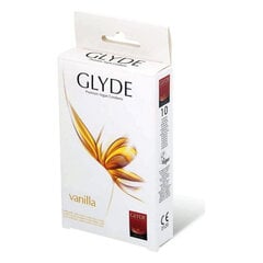 Kondomit Glyde Vanilla 18 cm (10 kpl) hinta ja tiedot | Suihkupäät ja tarvikkeet | hobbyhall.fi