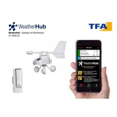 Langaton tuulimittarisarja WEATHERHUB 31.4006.02 hinta ja tiedot | Sääasemat, lämpö- ja kosteusmittarit | hobbyhall.fi