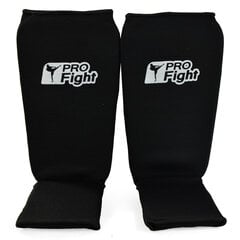 Pohje- ja jalkasuojat 1104 Profight Shin Guard, puuvillaa, musta hinta ja tiedot | Kamppailulajit | hobbyhall.fi